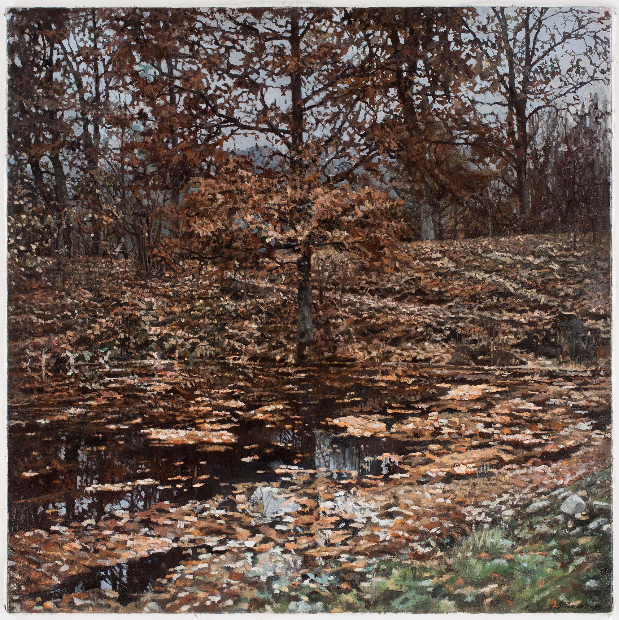 THOMAS STRÖMDAHL, olja på duk, sign o dat -83.