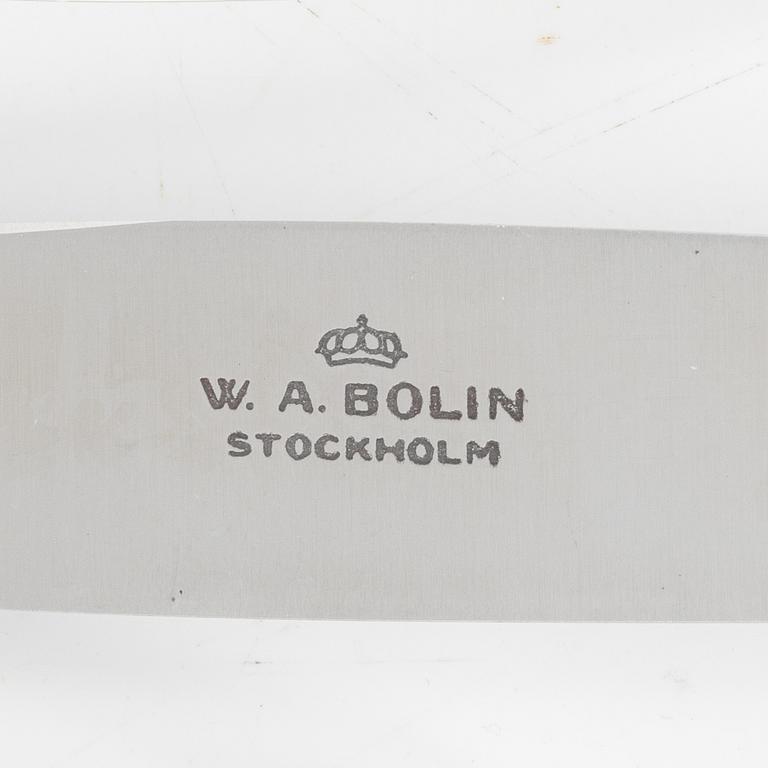 W.A. Bolin, bestickuppsättning, 30 delar, silver, modell F, Stockholm bl a 1930.