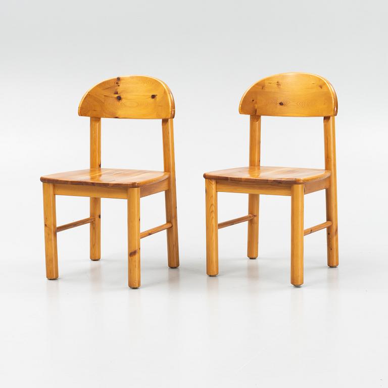Rainer Daumiller, a set of 6 pine chairs, Denmark, late 20th century.