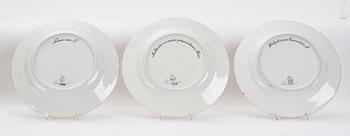 A Royal Copenhagen 'Flora Danica' part dinner service, Denmark, 20th Century.