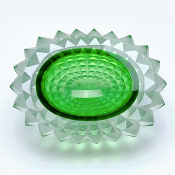Mårten Medbo, a cut glass bowl, "Core", Ajeto Glassworks, Novy Bor, Czech Republic, 2010, ed. 1/4.