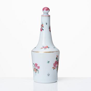 A Russian bottle with stopper, circa 1800.