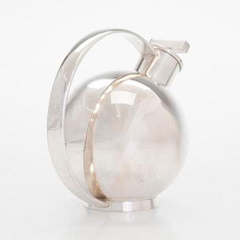Sylvia Stave, cocktailshaker, silver, stämplad PV och med finsk kontrollstämpel Tillander, Helsingfors 1955.