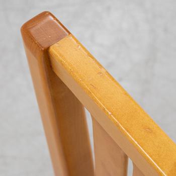 An 'Ulrika' birch headboard and foot end, by Carl Malmsten for Åfors, second half of the 20th Century.