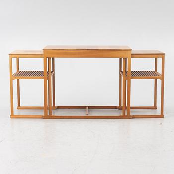 Carl Malmsten, satsbord, 3 delar, "Släden", Åfors Möbelfabriks AB.