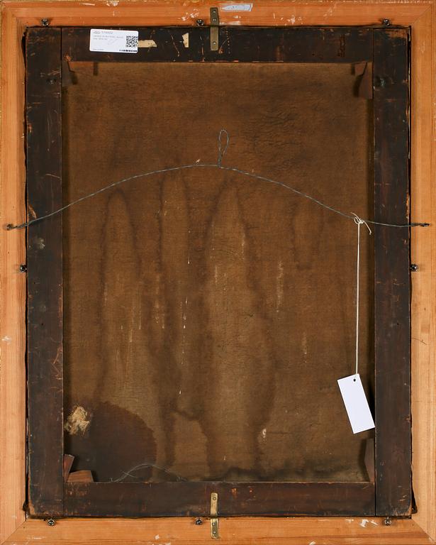 OKÄND KONSTNÄR, olja på duk, 1800-tal.