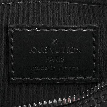 Louis Vuitton, LOUIS VUITTON, a dark grey cuir mat handbag, "Mat Shelton".