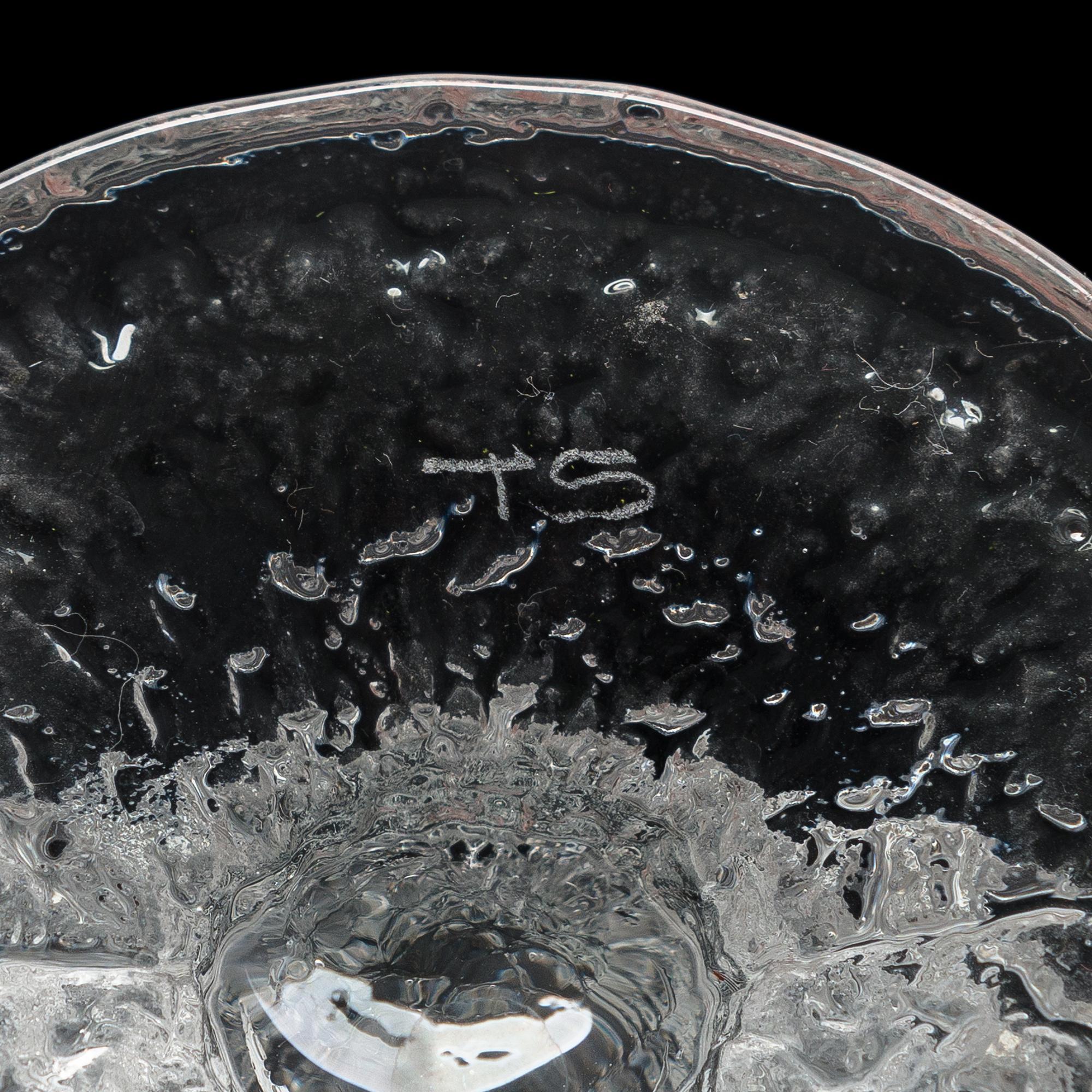 TIMO SARPANEVA, A set of six footed glasses,"Juhlalasi", 2140, Iittala. All signed TS. Design year 1967.