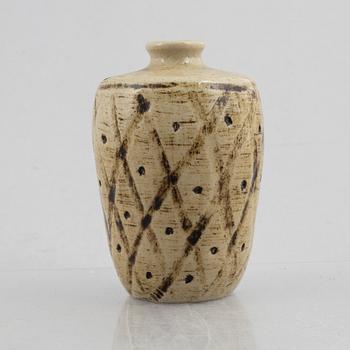 Anders Bruno Liljefors, a stoneware vase, Gustavsbergs studio.