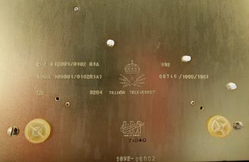 TELEFON, jubileumsmodell efter "Taxen", LM Ericsson. Sent 1900-tal.