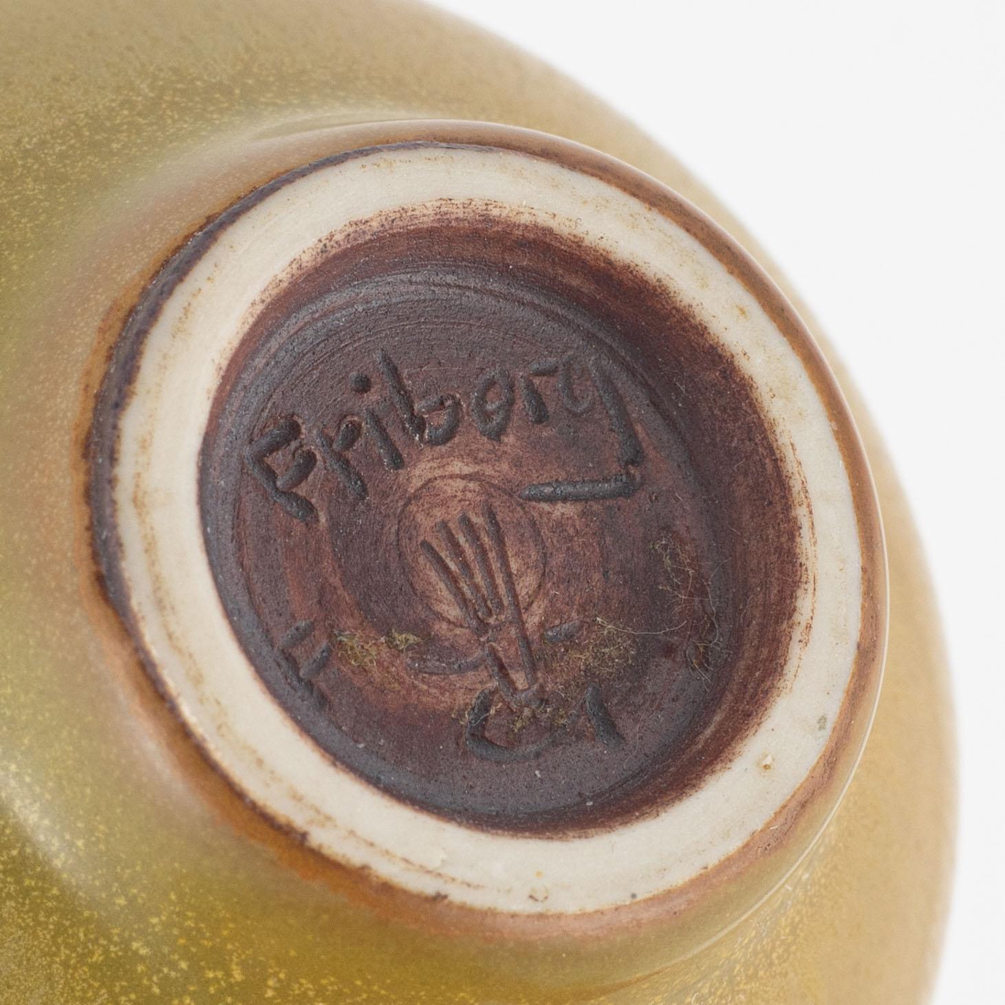 Berndt Friberg, vaser, 2 st och skål, Gustavsbergs studio 1964-65.