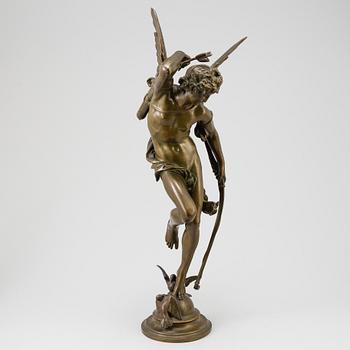 JULES FÉLIX COUTAN, sculpture, bronze, signed "J Coutan Rome" foundry stamp E.COLIN & CIE.PARIS.