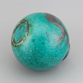 A Wilhelm Kåge stoneware vase, for Gustavsberg.