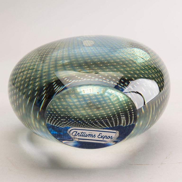 Sven Palmqvist, a 'Kraka' glass vase, Orrefors, signerad.