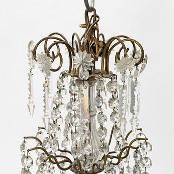 Ljuskrona, Oscariansk, omkring år 1900.