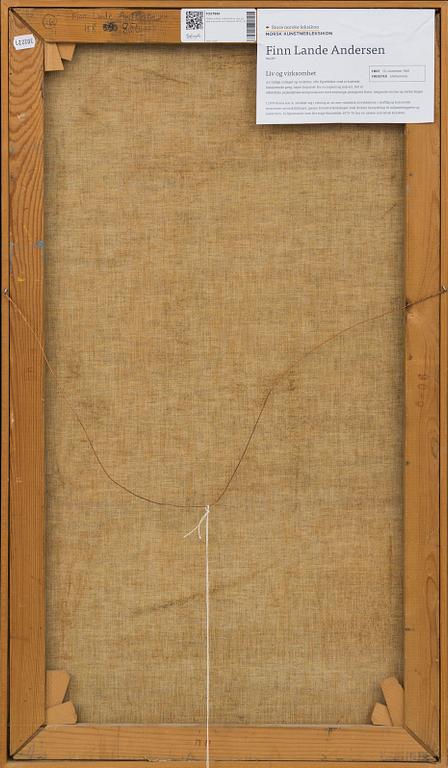 FINN LANDE ANDERSEN, oil on canvas signed and dated 1974.