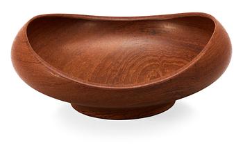 38. A Finn Juhl teak bowl by Kay Bojesen Denmark.