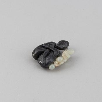 A 19th century nephrite figurine.