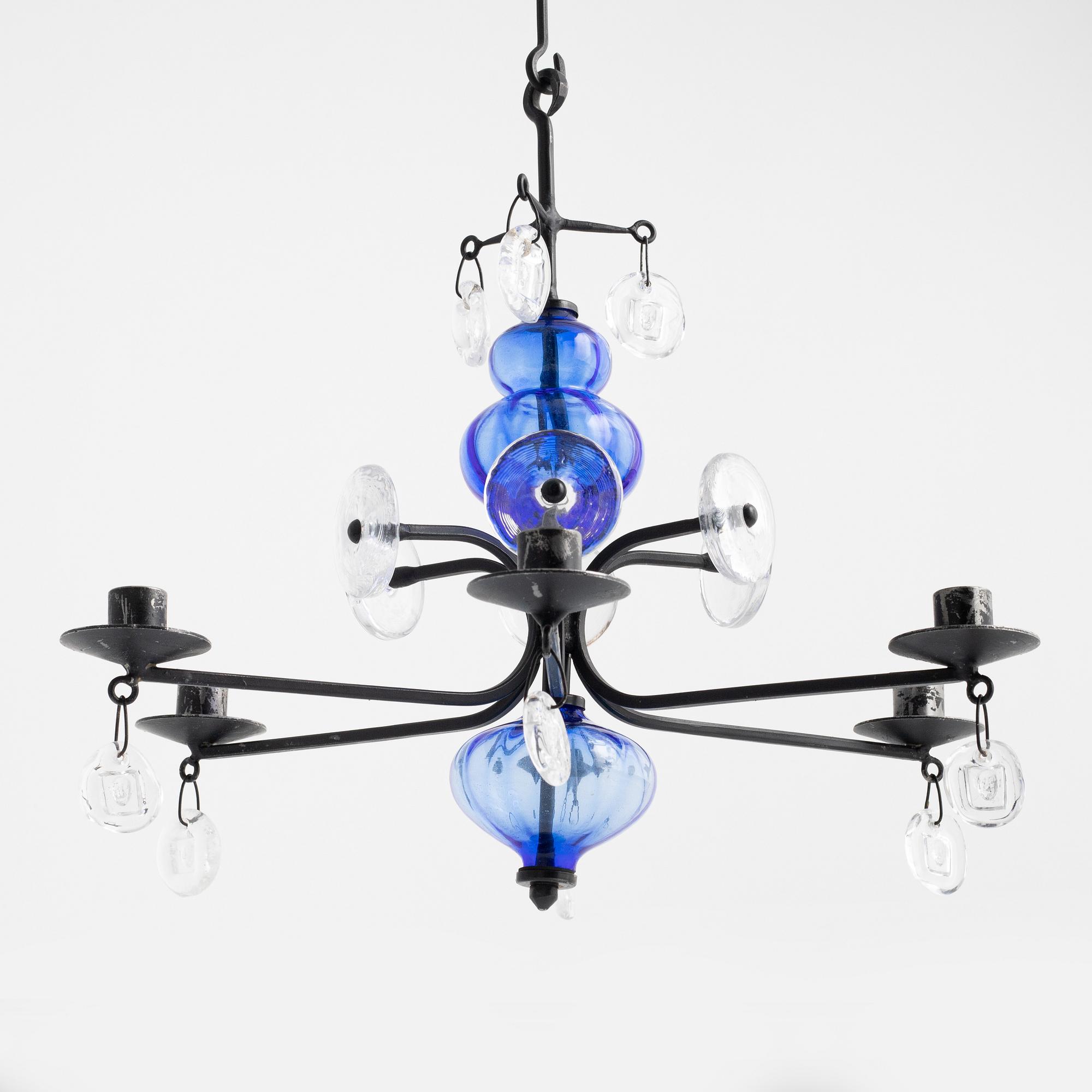 Erik Höglund, a metal chandelier, Boda Smide, Sweden.