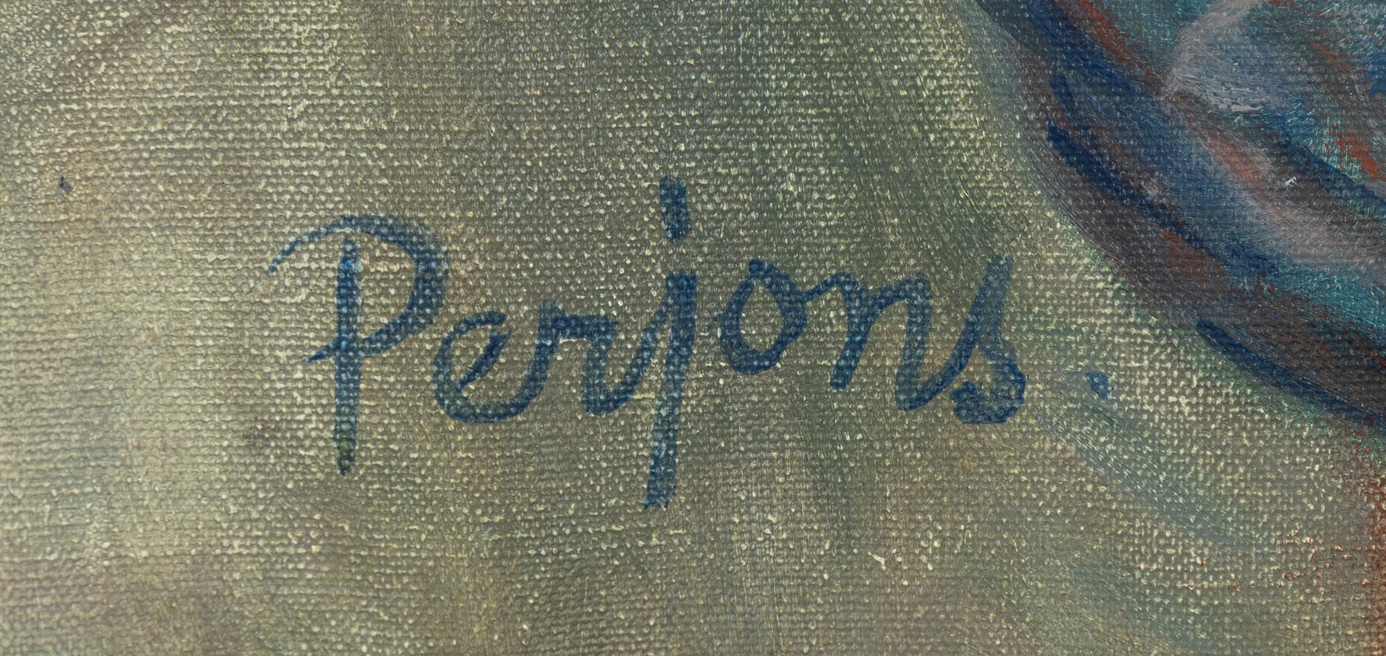 Per-Hilding Perjons, olja på duk, signerad Perjons.