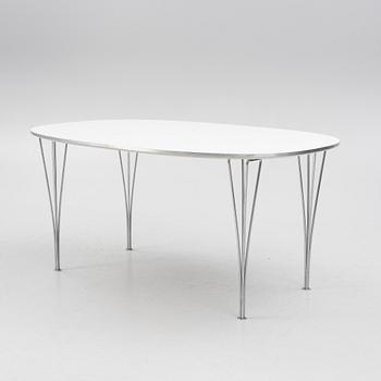 Bruno Mathsson & Piet Hein, matbord, "Superellips", Fritz Hansen, 1983.
