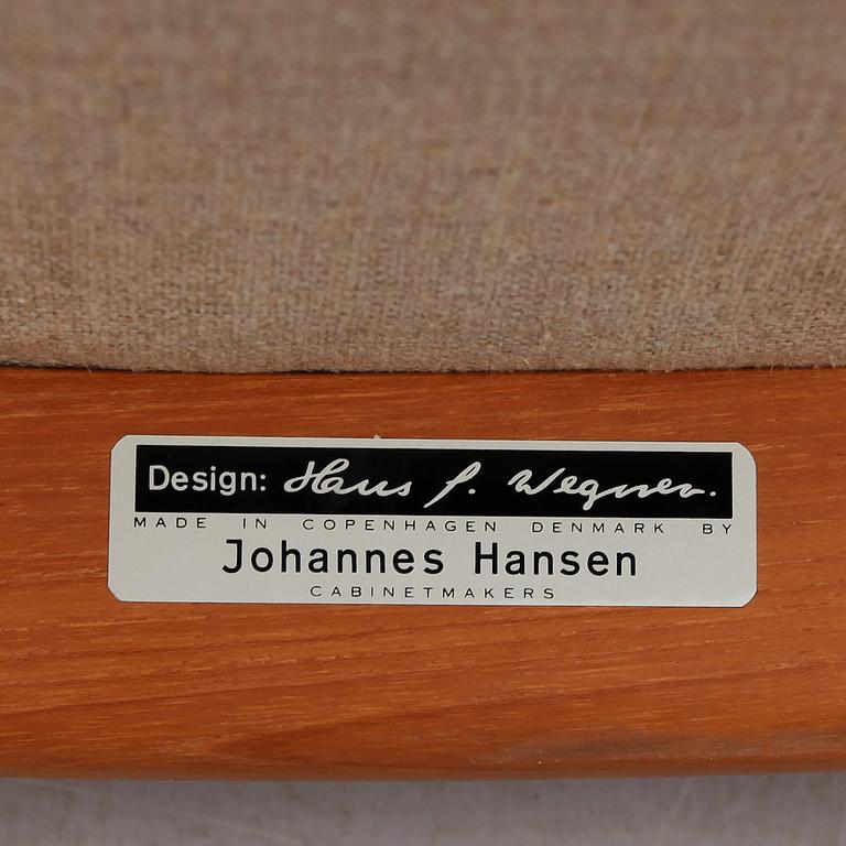 STOL, "The Chair", Hans J. Wegner, Johannes Hansen, Danmark, sent 1900-tal.