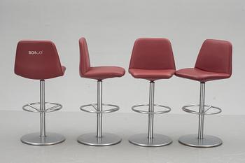 BARSTOLAR, 4 st. Johanson design.