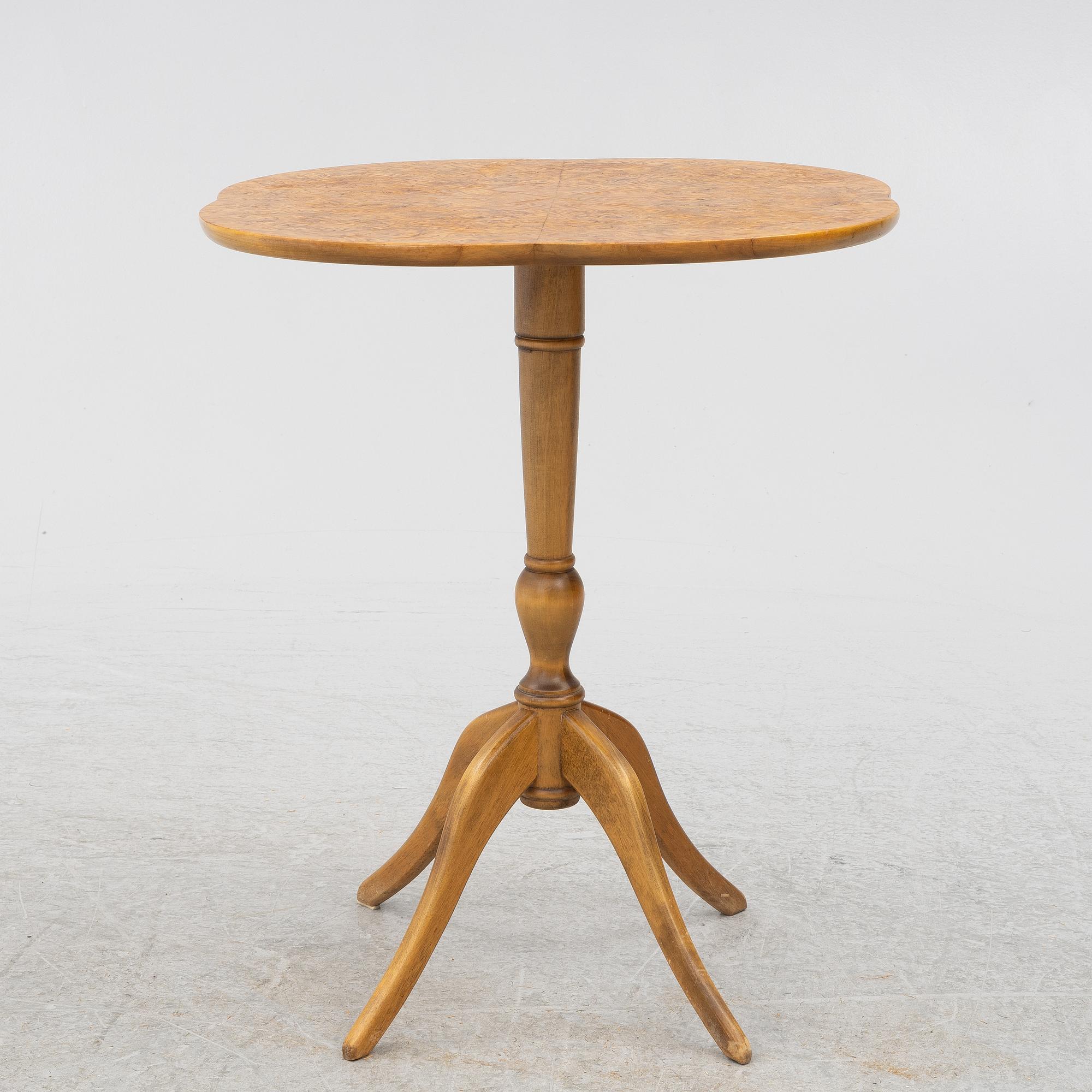 Pelarbord, 1900-talets mitt.