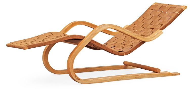 An Alvar Aalto lounge chair, model 39, probably by Artek, Finland 1940's-50's.