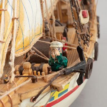 Ship model, 20th century.