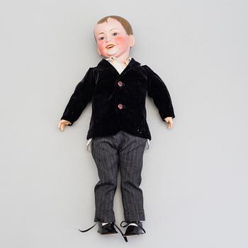 A bisque head boy doll, SFBJ 227 Paris.