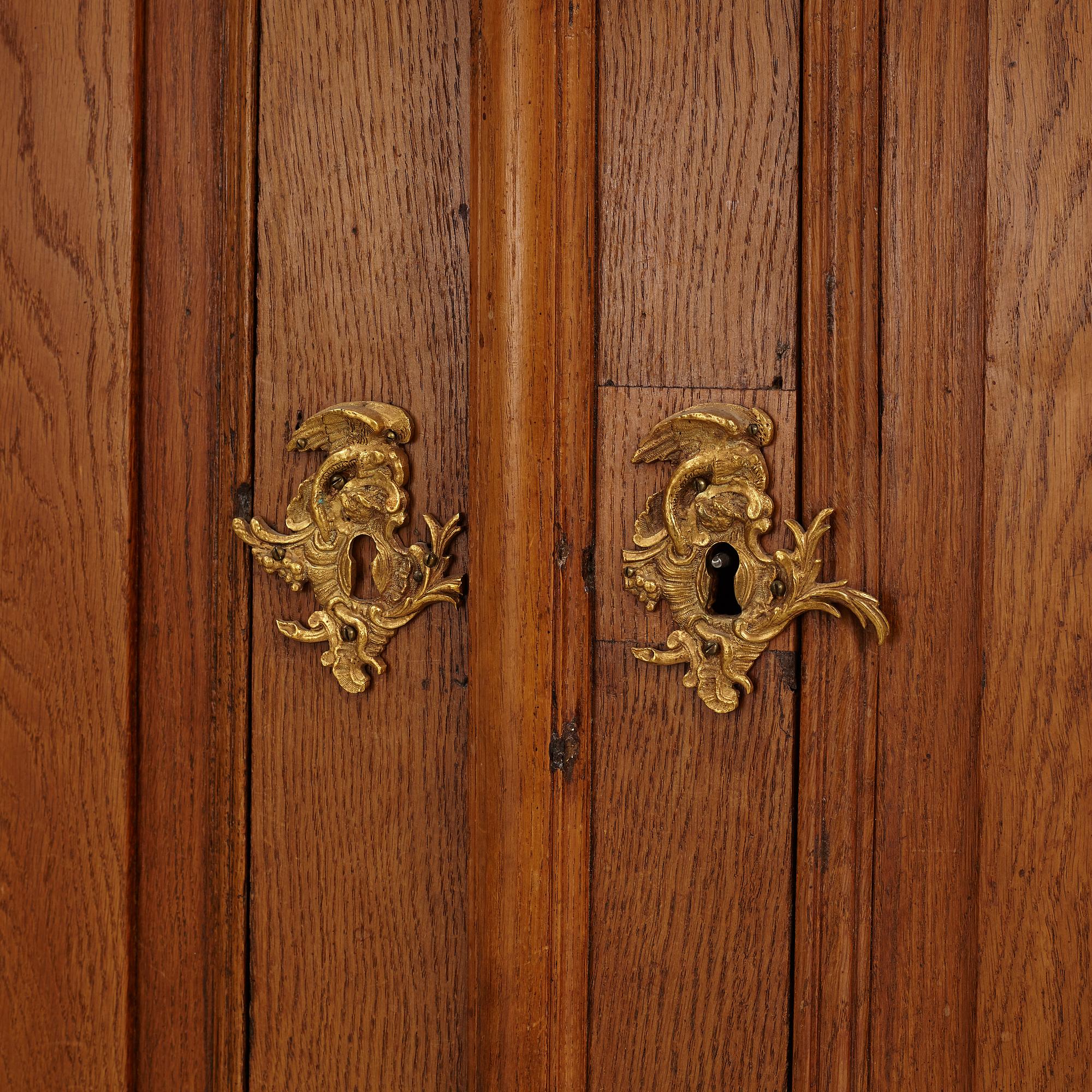 A Baroque Oak Cabinet, second half of the 18th Century.