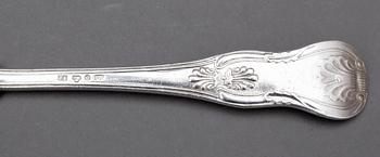 BESTICKSERVIS, 52 delar, "Engelsk snäck", bland annat CG Hallberg, Stockholm, 1917. Vikt ca 1664g.