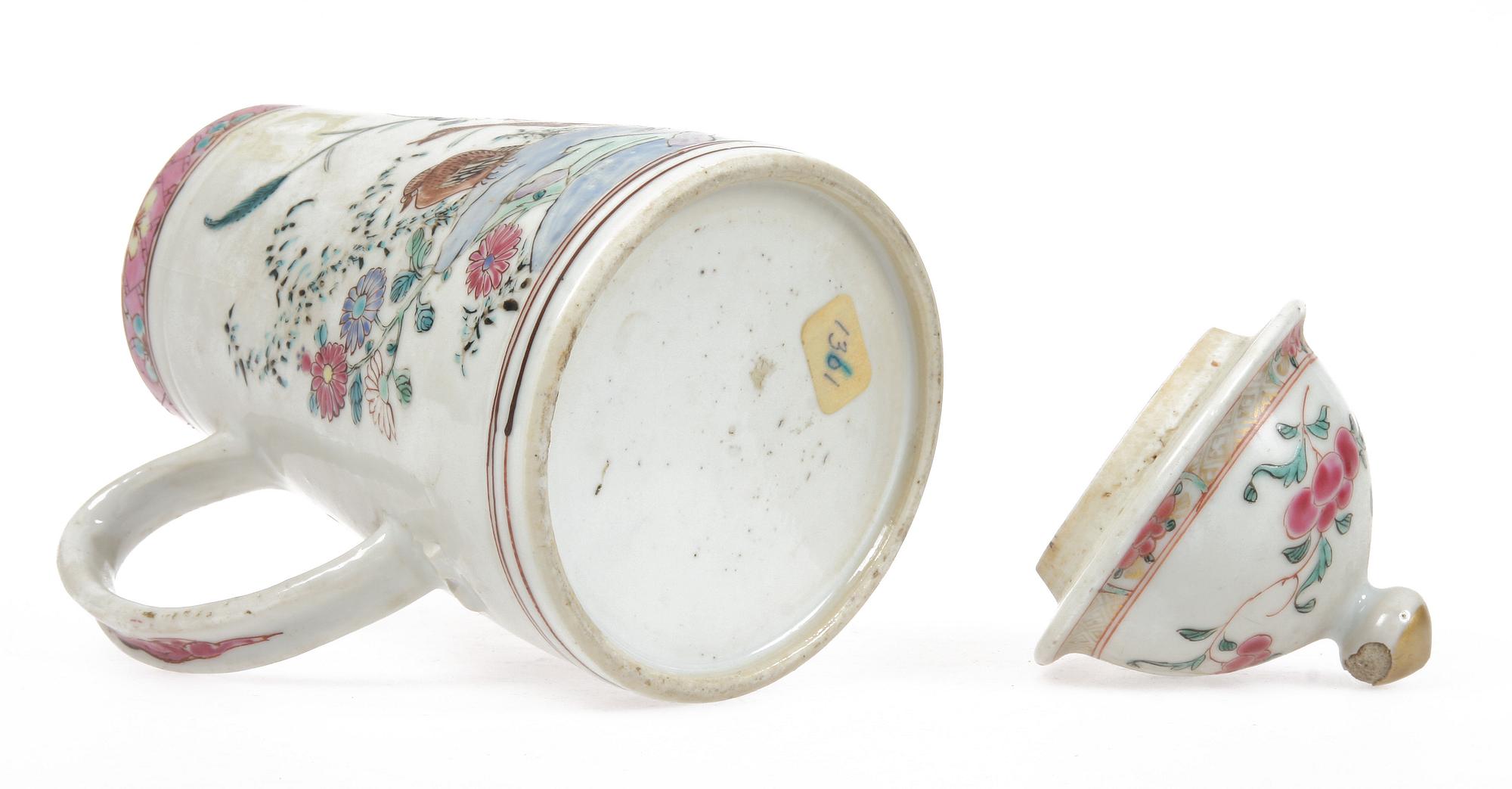 KAFFEKANNA, porslin, Kina, 1700-tal.