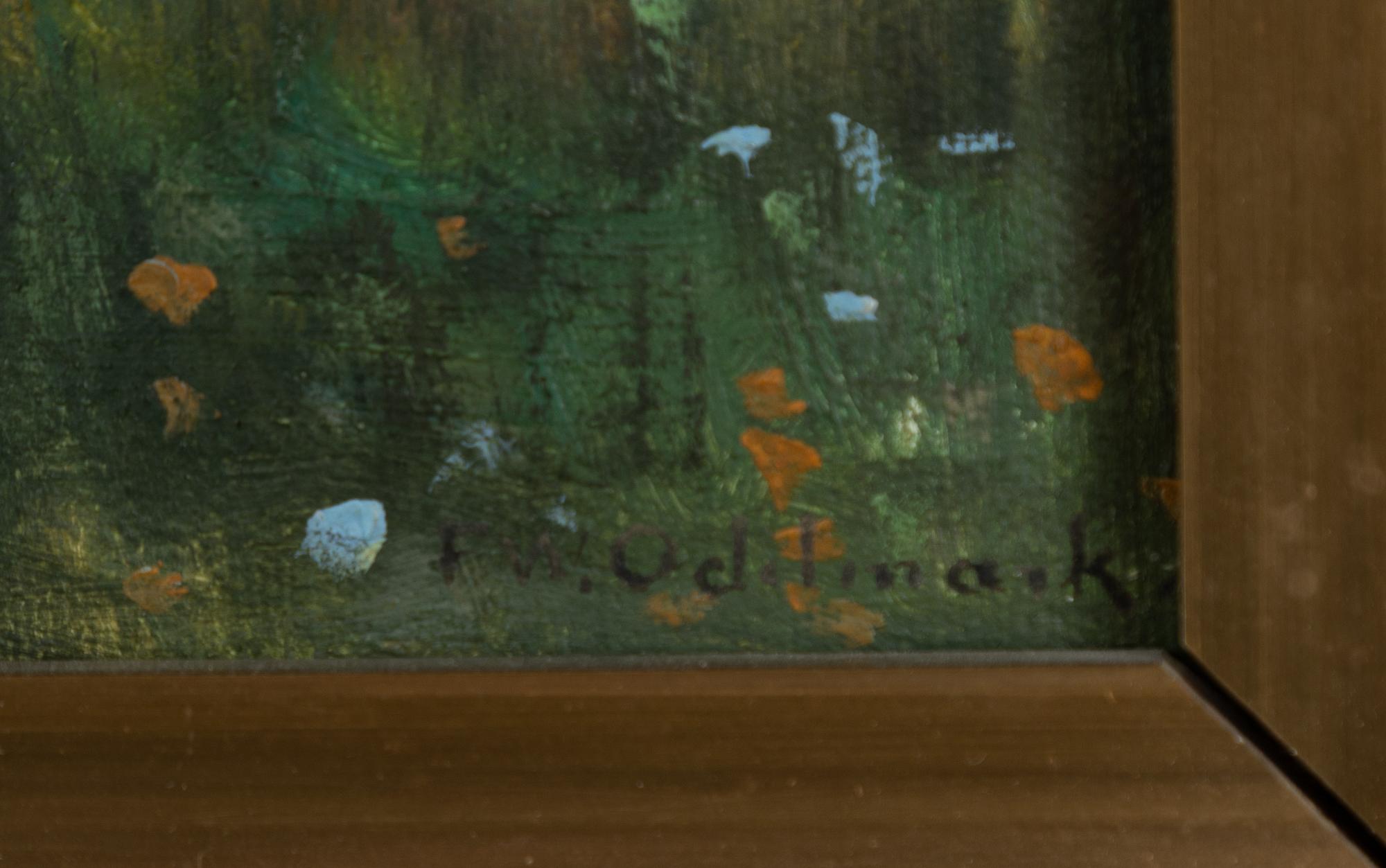 Frans Wilhelm Odelmark, Skåne farm with ducks.