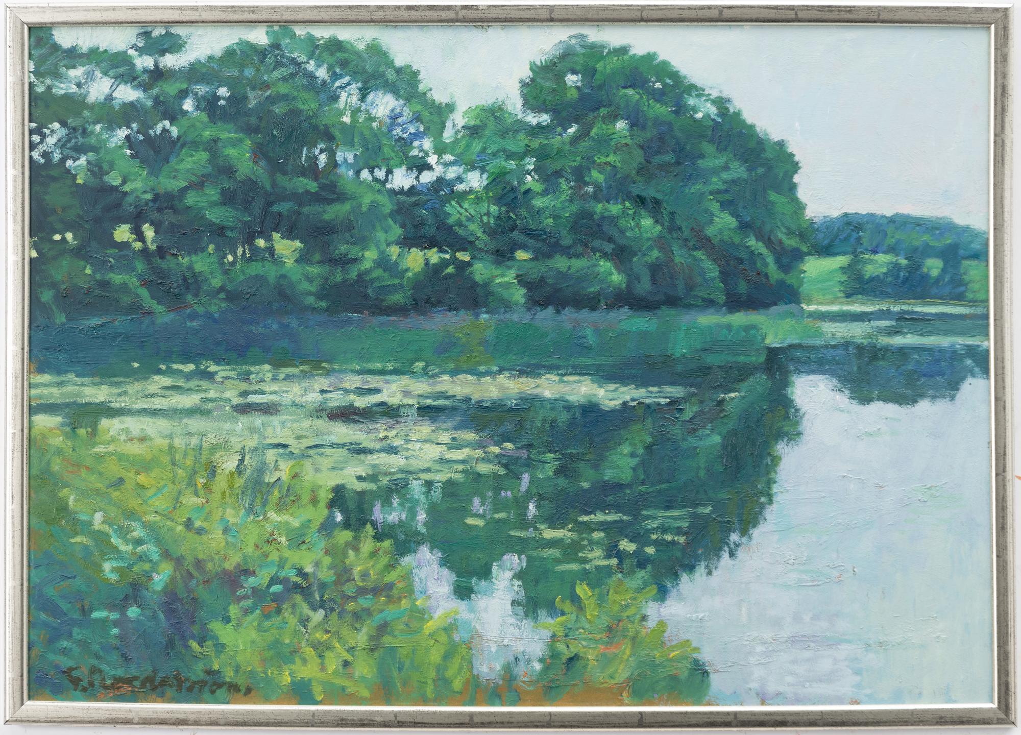 Gerhard Nordström, By the watercourse.