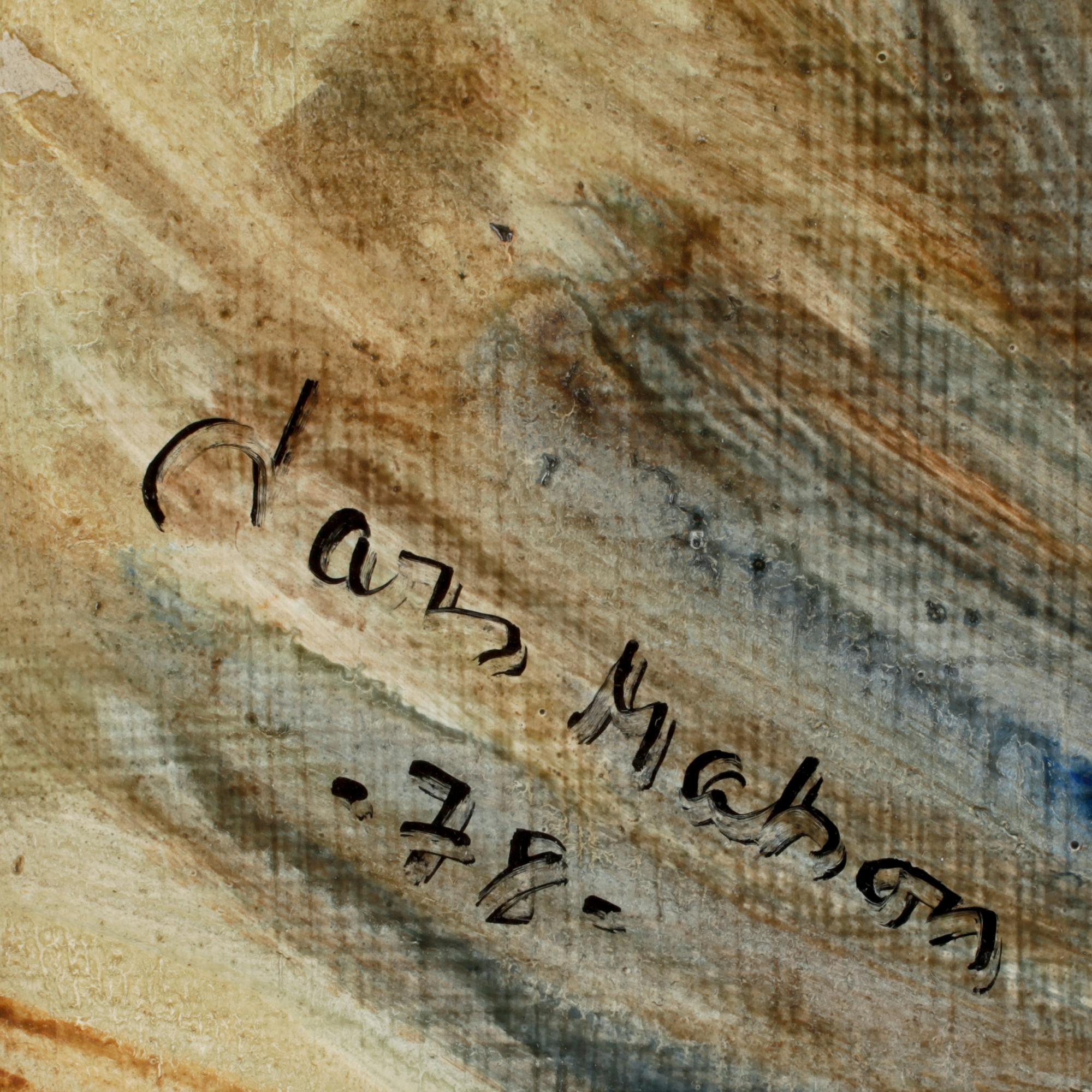 LARS MATSON, olja på pannå, sign o dat -78-.