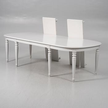 Dining table, Gustavian style, Geromar, 21st century.