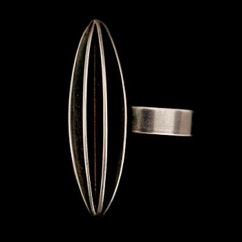 RING, silver, David Andersen, Norge, 1900-talets andra hälft.