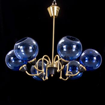 TAKLAMPA, 1950/60-tal. Höjd 60 cm.