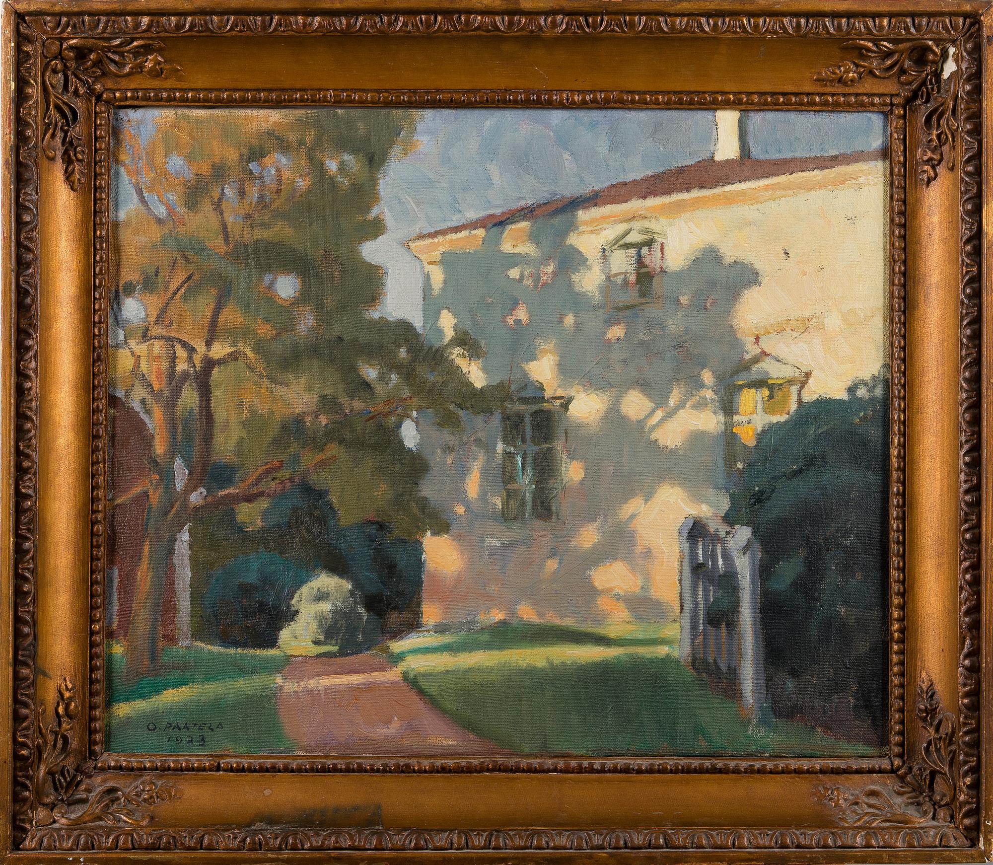 OSKARI PAATELA, oil on canvas, signed and dated 1923.