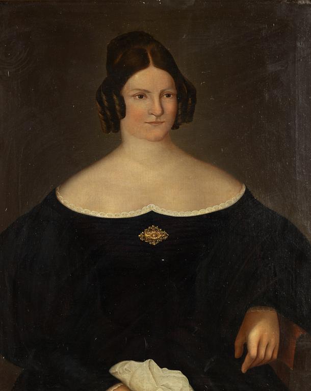 Swedish artist, early 1ä9th Century, Likely "Anna Sophia Erdtman" (née von Sivers) (1802-1893).