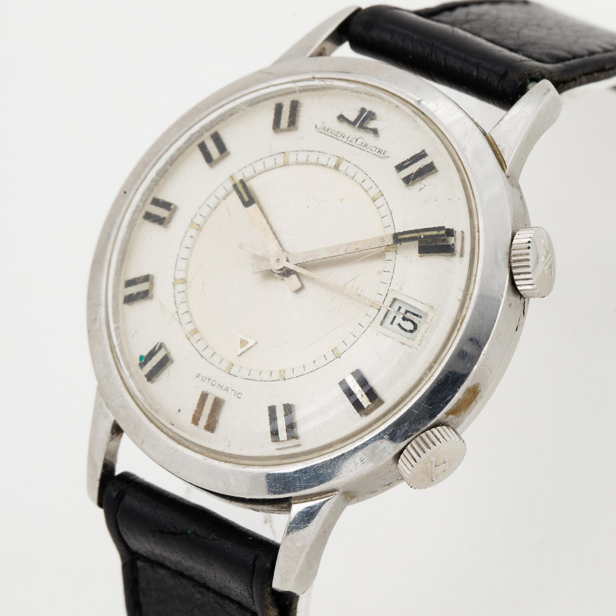 JAEGER-LeCOULTRE, Memovox, wristwatch, 37 mm.