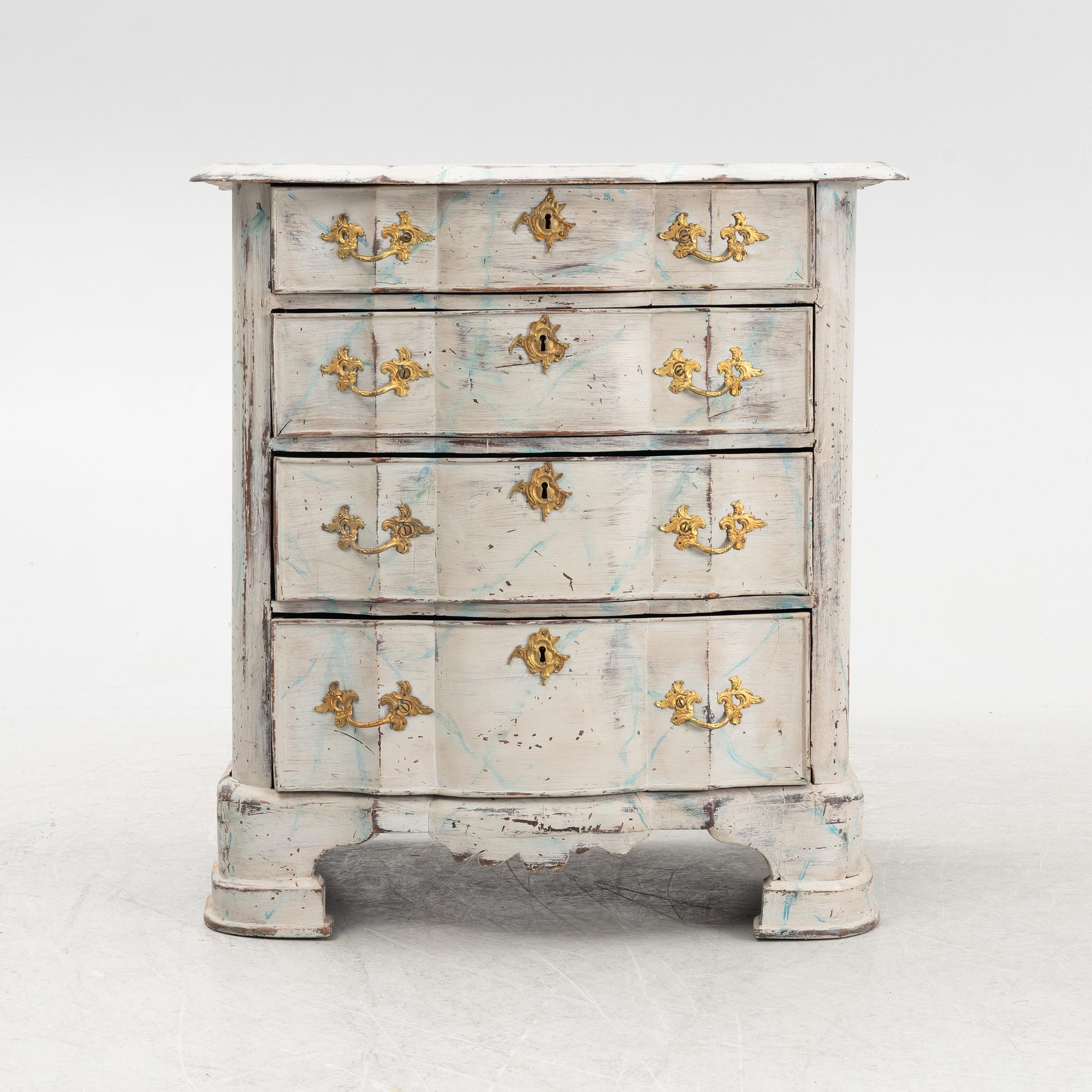 Byrå, barock, 1700-tal.