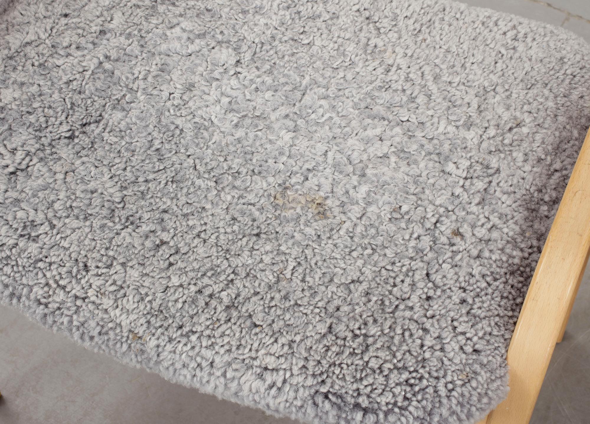 FÅTÖLJER MED FOTPALLAR, ett par. Lamino, Yngve Ekström, Swedese.