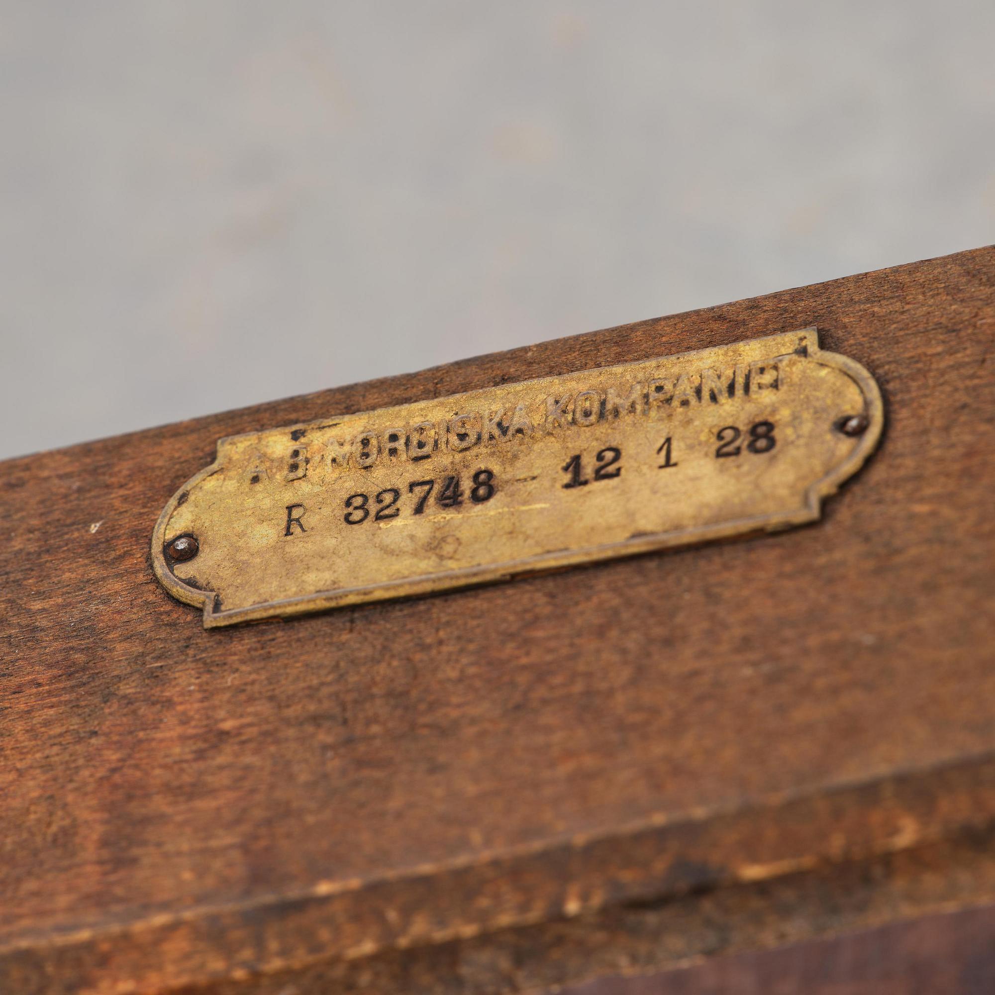 Axel Einar Hjorth, a "Coolidge" console table, Nordiska Kompaniet, 1928.