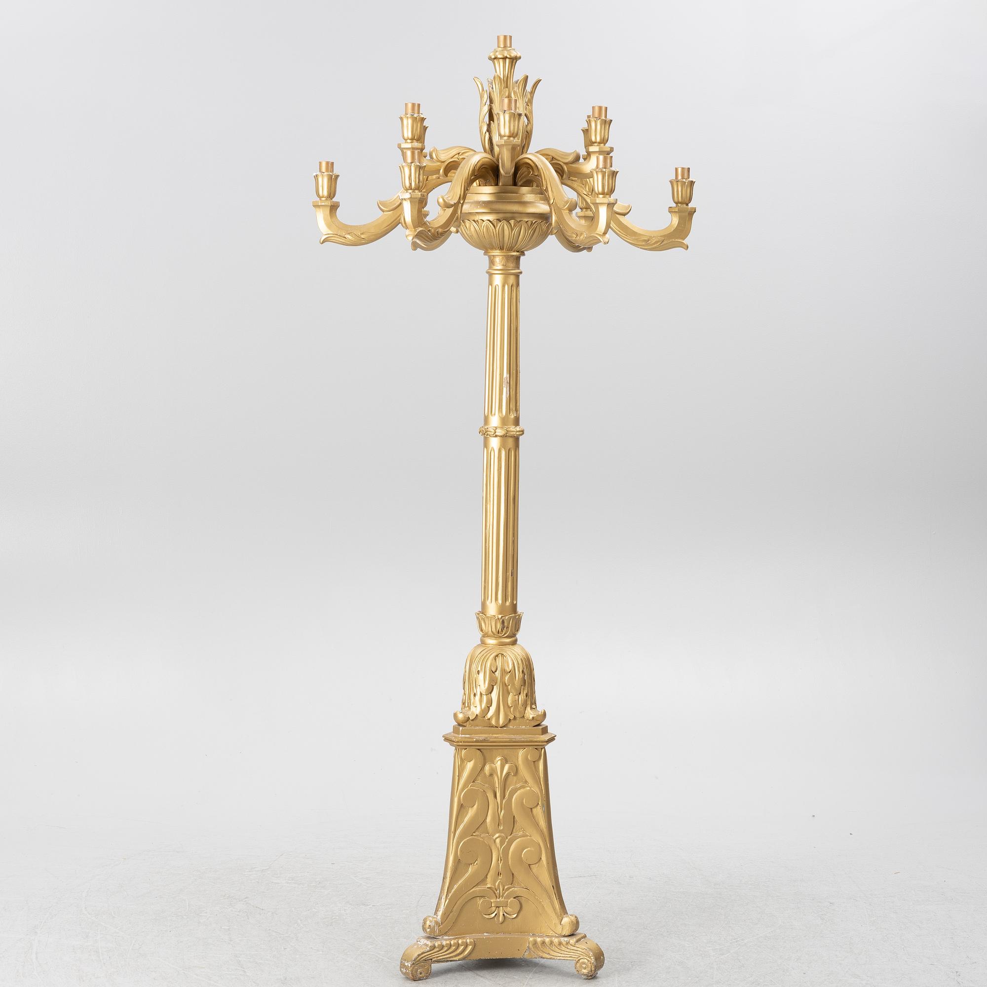 Golvkandelaber, 1800-tal.