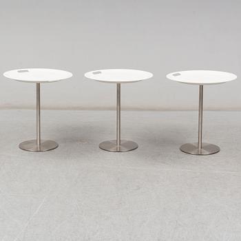 A set of three 'Op-La' side tables by Jasper Morrisson, Alessi, 1998.