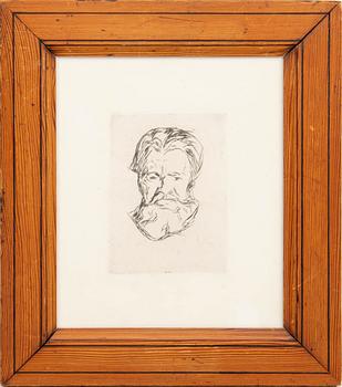 Edvard Munch, Man's Head.