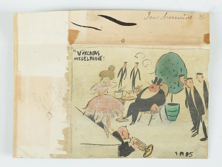 Ivar Arosenius, "Världens medelpunkt".